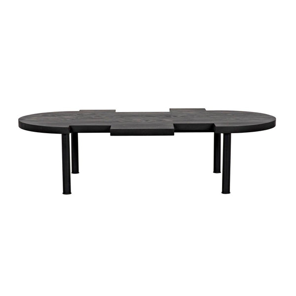Reclaimed Lumber Puzzle Coffee Table, Steel Legs-CFC Furniture-Blue Hand Home