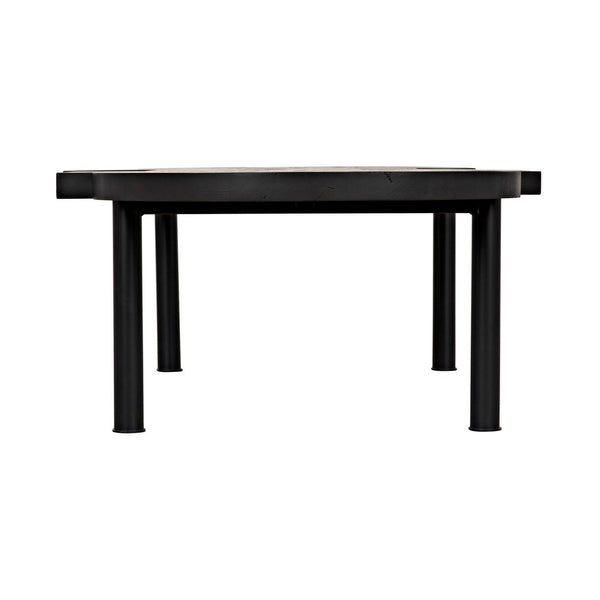 Reclaimed Lumber Puzzle Coffee Table, Steel Legs-CFC Furniture-Blue Hand Home