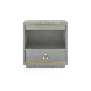 Villa & House - Parker 2-drawer Side Table, Slate Blue-Bungalow 5-Blue Hand Home