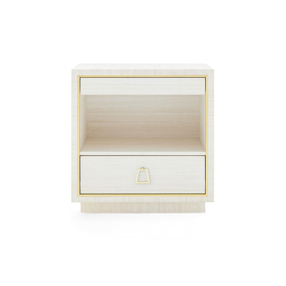 Villa & House - Parker 2-drawer Side Table, Light Natural-Bungalow 5-Blue Hand Home