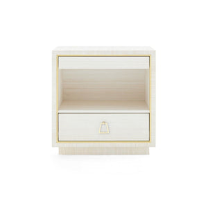 Villa & House - Parker 2-drawer Side Table, Light Natural-Bungalow 5-Blue Hand Home