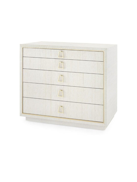 Villa & House - Parker Large 5-drawer, Silver