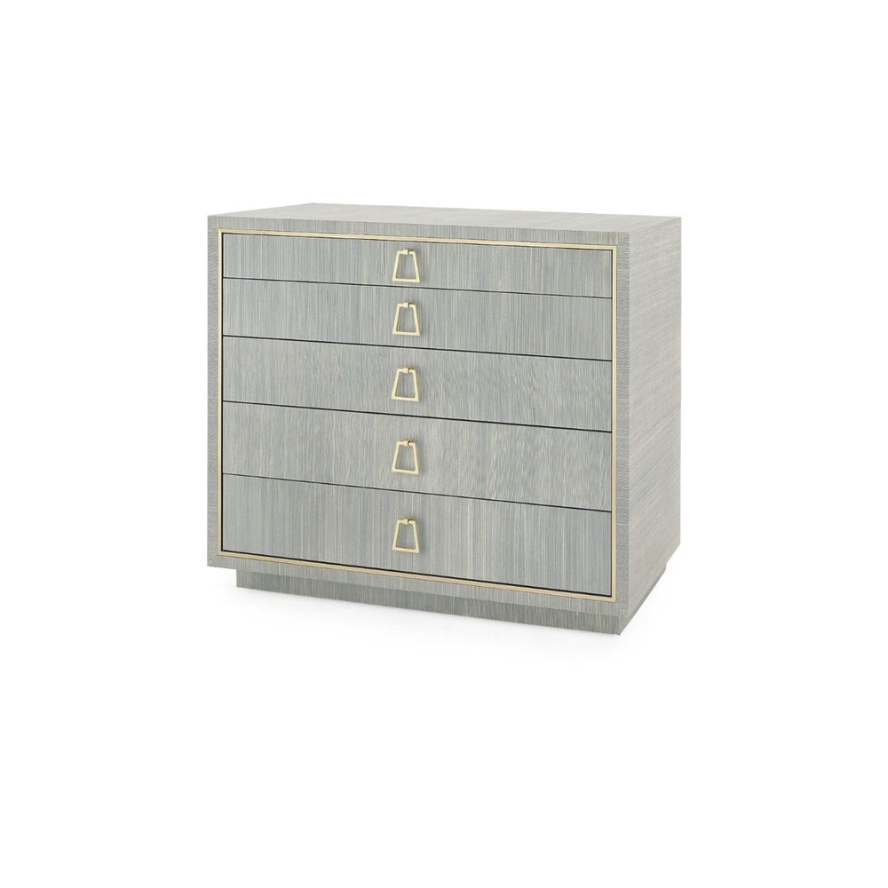 Villa & House - Parker Large 5-drawer, Slate Blue-Bungalow 5-Blue Hand Home