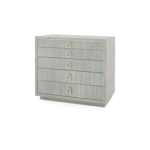 Villa & House - Parker Large 5-drawer, Slate Blue-Bungalow 5-Blue Hand Home