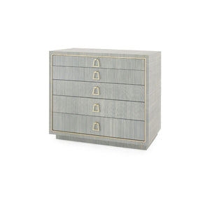 Villa & House - Parker Large 5-drawer, Slate Blue-Bungalow 5-Blue Hand Home