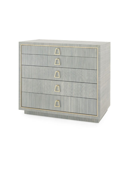 Villa & House - Parker Large 5-drawer, Slate Blue
