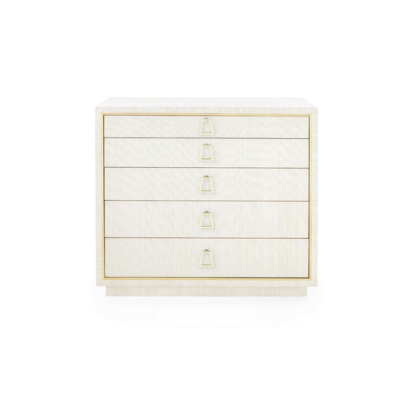 Villa & House - Parker Large 5-drawer, Light Natural-Bungalow 5-Blue Hand Home