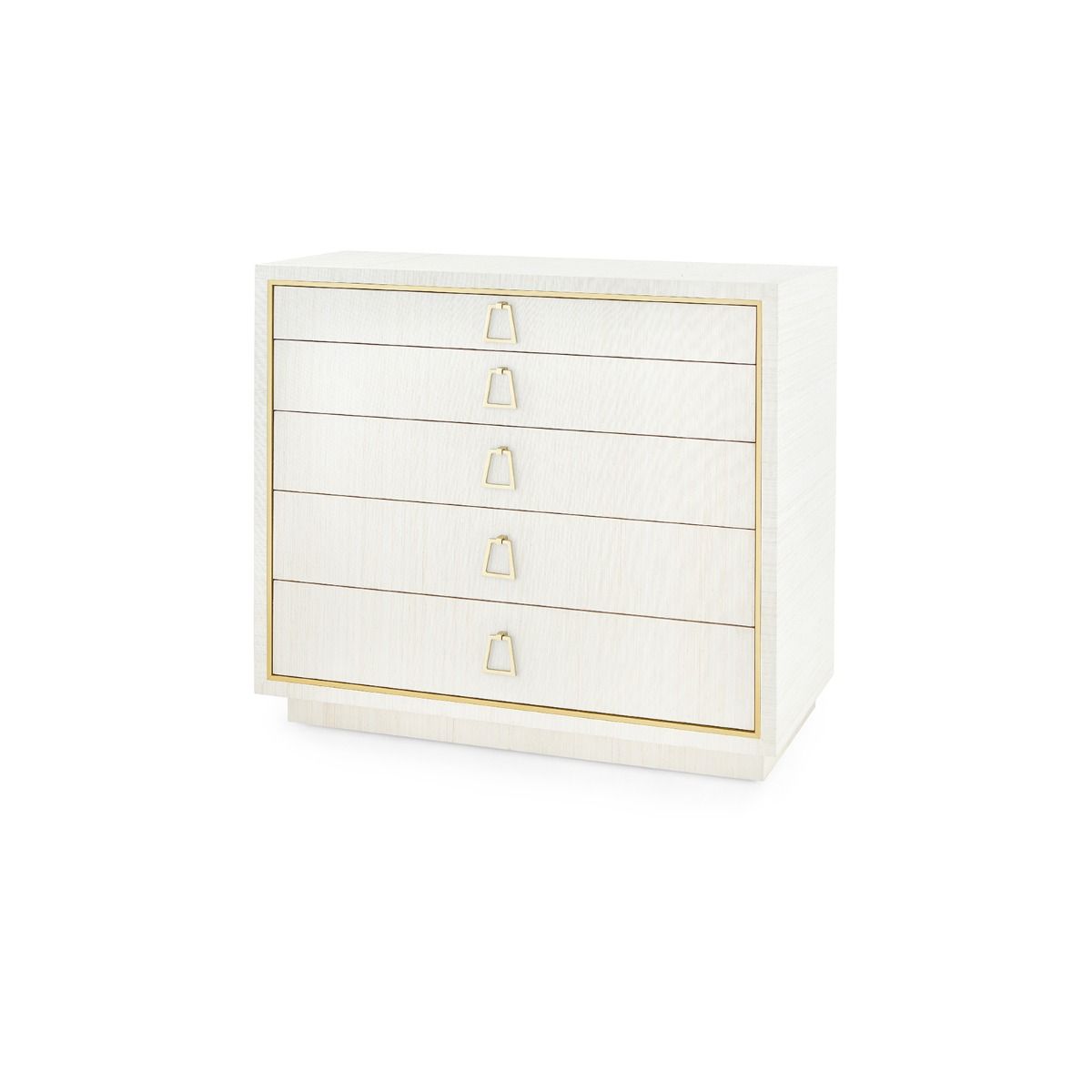 Villa & House - Parker Large 5-drawer, Light Natural-Bungalow 5-Blue Hand Home