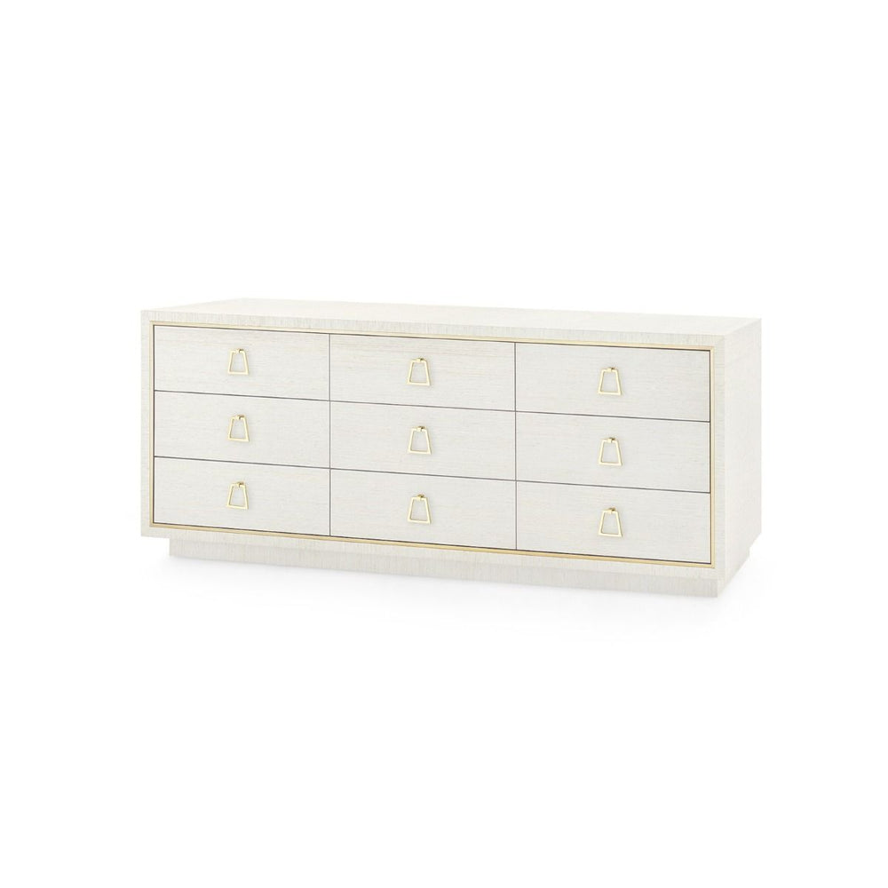 Villa & House - Parker Extra Large 9-drawer, Silver-Bungalow 5-Blue Hand Home
