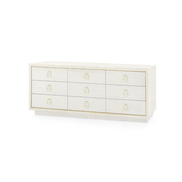 Villa & House - Parker Extra Large 9-drawer, Silver-Bungalow 5-Blue Hand Home