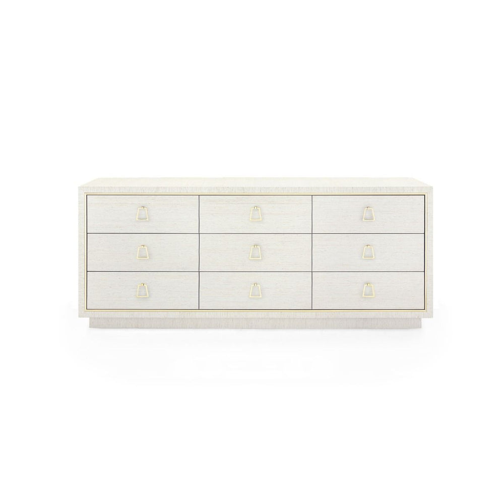 Villa & House - Parker Extra Large 9-drawer, Silver-Bungalow 5-Blue Hand Home