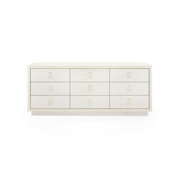 Villa & House - Parker Extra Large 9-drawer, Silver-Bungalow 5-Blue Hand Home