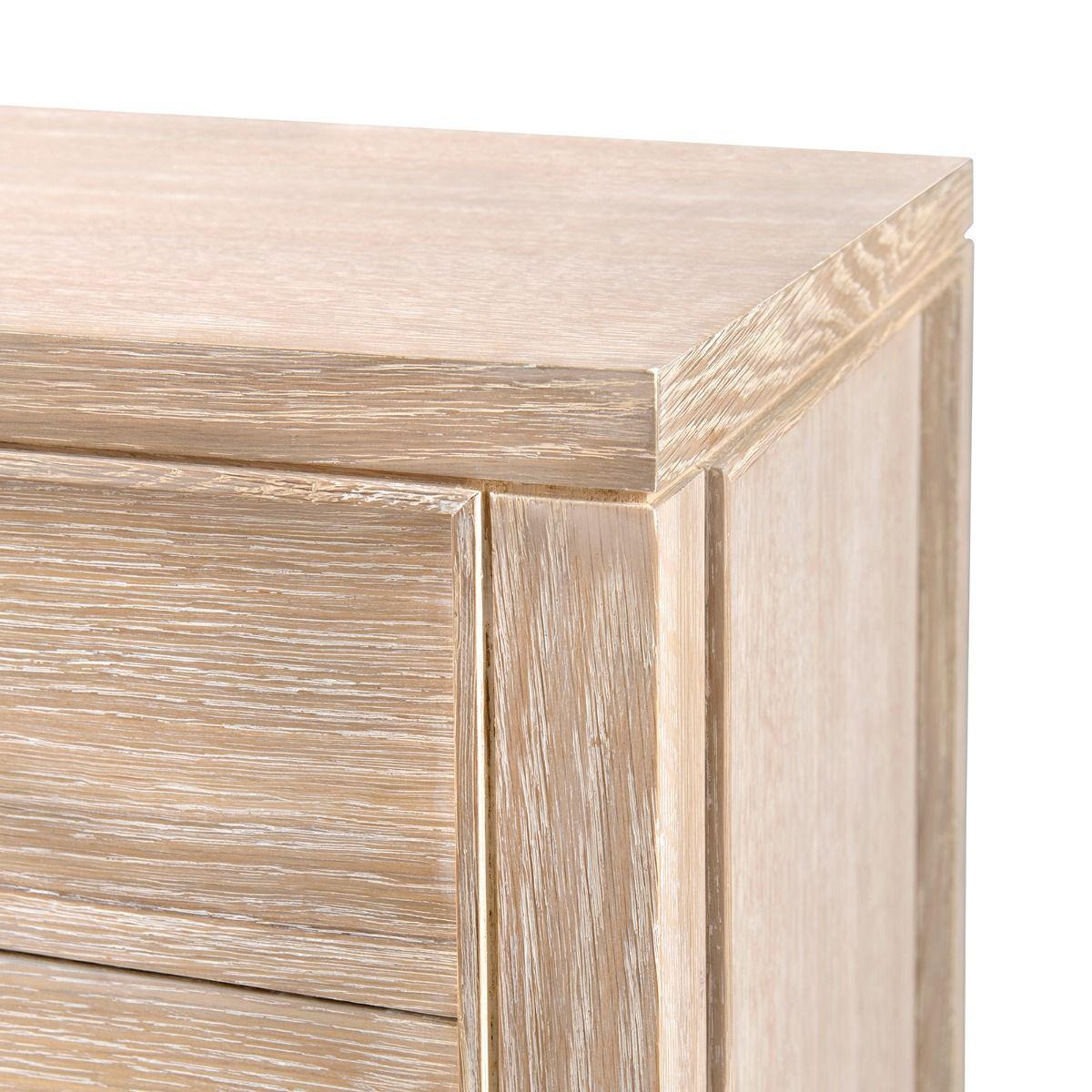 Villa &amp; House - Paola Extra Large 9-drawer, Bleached Cerused Oak-Bungalow 5-Blue Hand Home