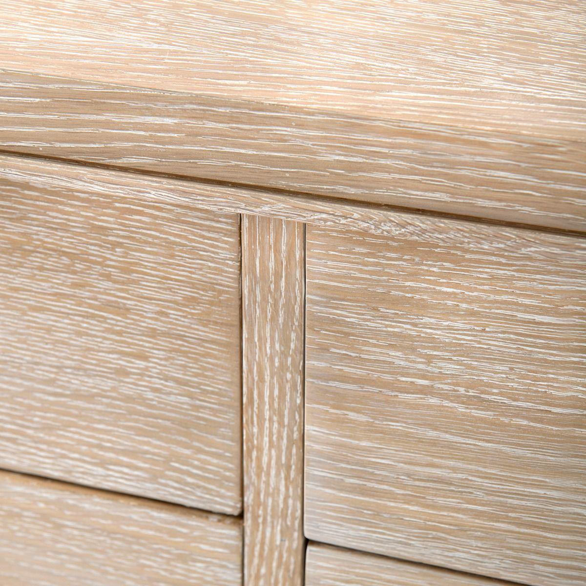 Villa &amp; House - Paola Extra Large 9-drawer, Bleached Cerused Oak-Bungalow 5-Blue Hand Home