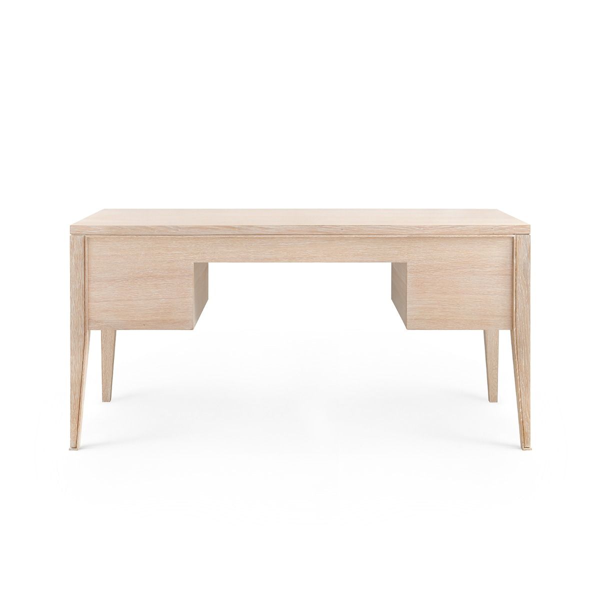 Villa & House - Paola Desk, Bleached Cerused Oak-Bungalow 5-Blue Hand Home