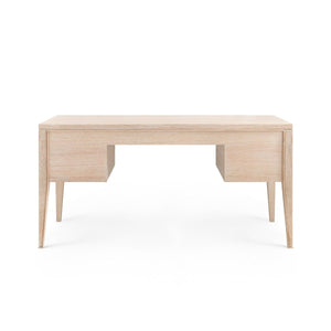 Villa & House - Paola Desk, Bleached Cerused Oak-Bungalow 5-Blue Hand Home