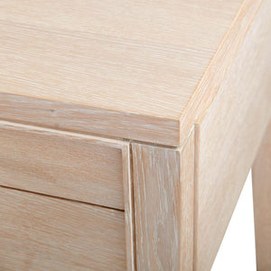 Villa & House - Paola Desk, Bleached Cerused Oak-Bungalow 5-Blue Hand Home