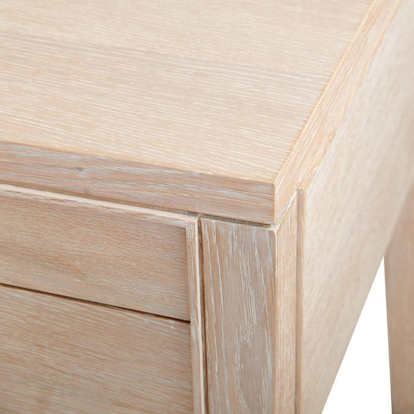 Villa & House - Paola Desk, Bleached Cerused Oak-Bungalow 5-Blue Hand Home