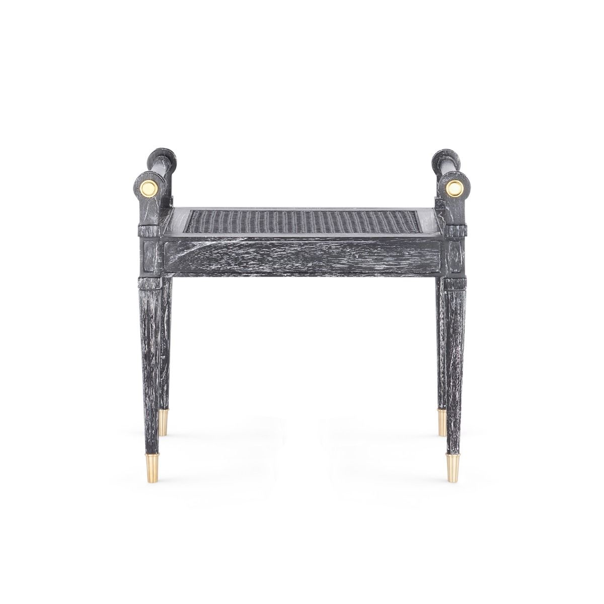 Villa & House - Paris Bench, Black-Bungalow 5-Blue Hand Home