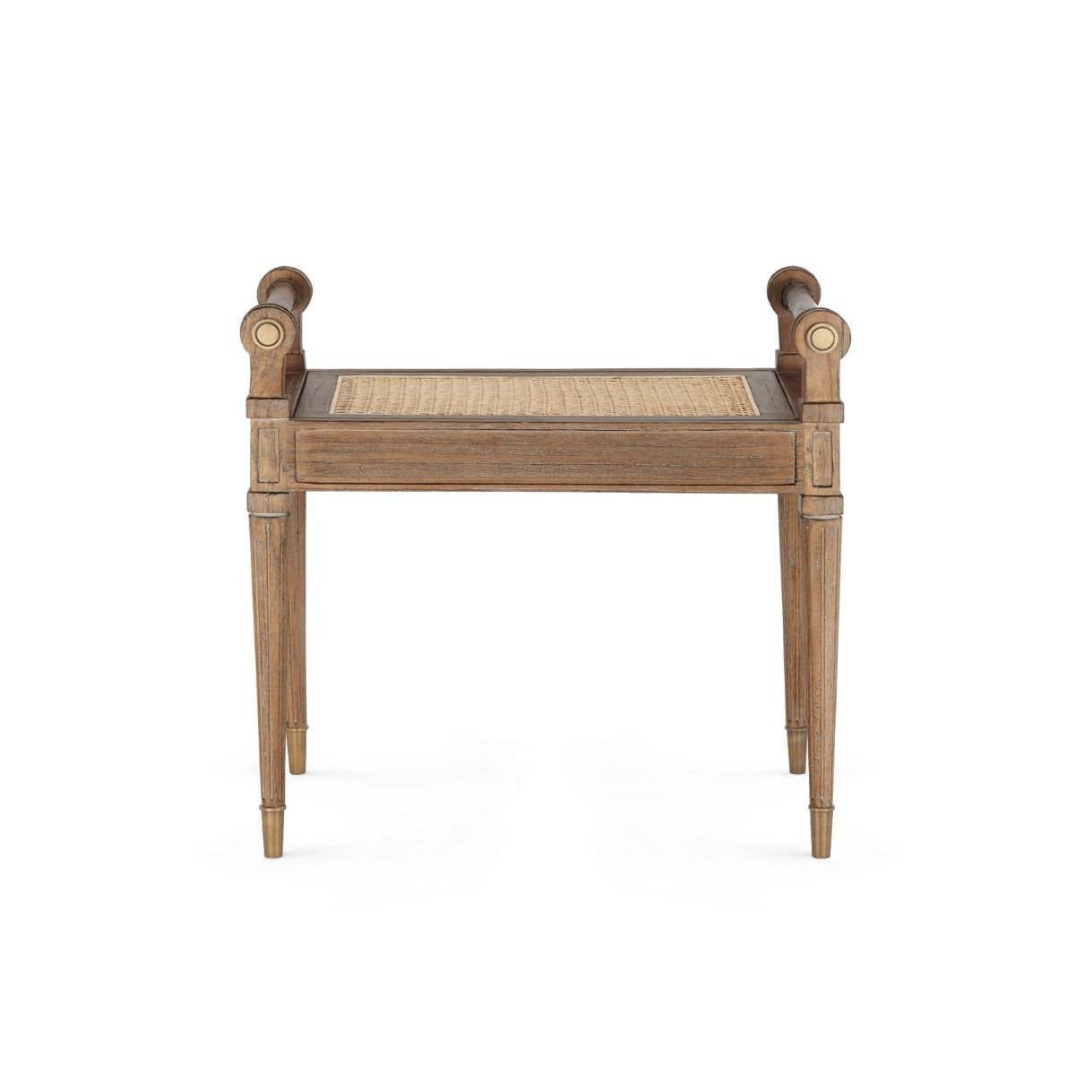 Villa &amp; House - Paris Bench, Driftwood-Bungalow 5-Blue Hand Home