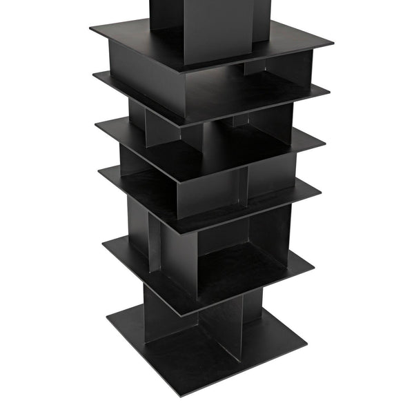 Pisa Shelf, Black Steel-Noir Furniture-Blue Hand Home