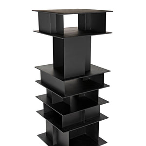 Pisa Shelf, Black Steel-Noir Furniture-Blue Hand Home