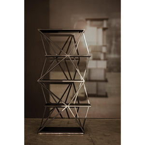Pisa Shelf, Black Steel-Noir Furniture-Blue Hand Home
