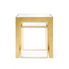 Villa & House - Plano Side Table, Gold-Bungalow 5-Blue Hand Home