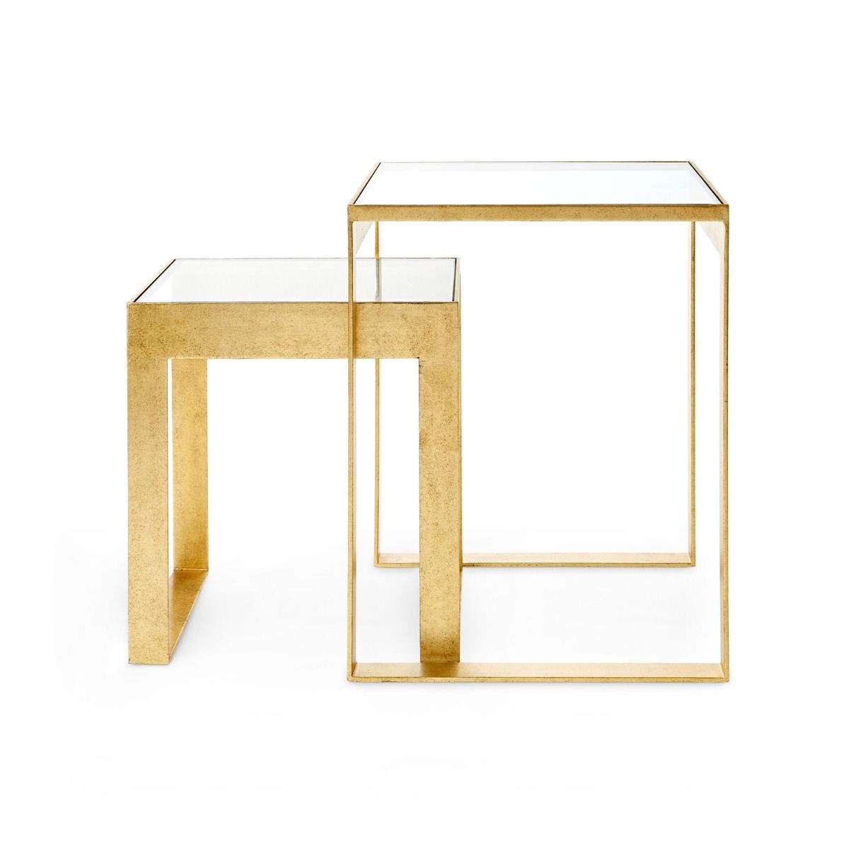 Villa & House - Plano Side Table, Gold-Bungalow 5-Blue Hand Home
