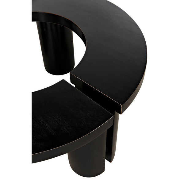Pluto Coffee Table-Noir Furniture-Blue Hand Home