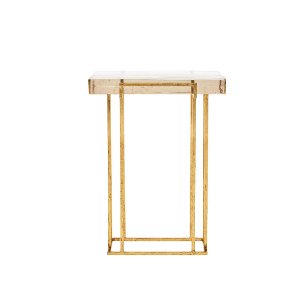 Villa & House - Prism Side Table, Gold-Bungalow 5-Blue Hand Home