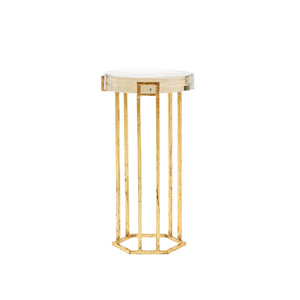 Villa & House - Prism Round Side Table, Gold-Bungalow 5-Blue Hand Home