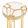 Villa & House - Prism Round Side Table, Gold-Bungalow 5-Blue Hand Home