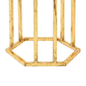 Villa & House - Prism Round Side Table, Gold-Bungalow 5-Blue Hand Home
