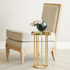 Villa & House - Prism Round Side Table, Gold-Bungalow 5-Blue Hand Home