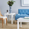 Villa & House - Parsons Side Table In White-Bungalow 5-Blue Hand Home