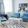 Villa & House - Parsons Coffee Table In White-Bungalow 5-Blue Hand Home