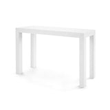 Villa & House - Parsons Console Table In White-Bungalow 5-Blue Hand Home
