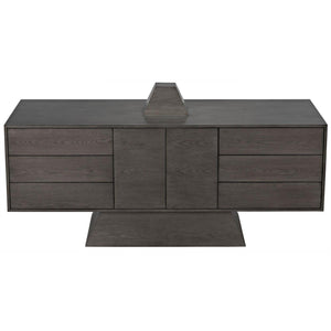 Pyramid Cabinet, Oak Solid/Oak Plywood Veneer-CFC Furniture-Blue Hand Home