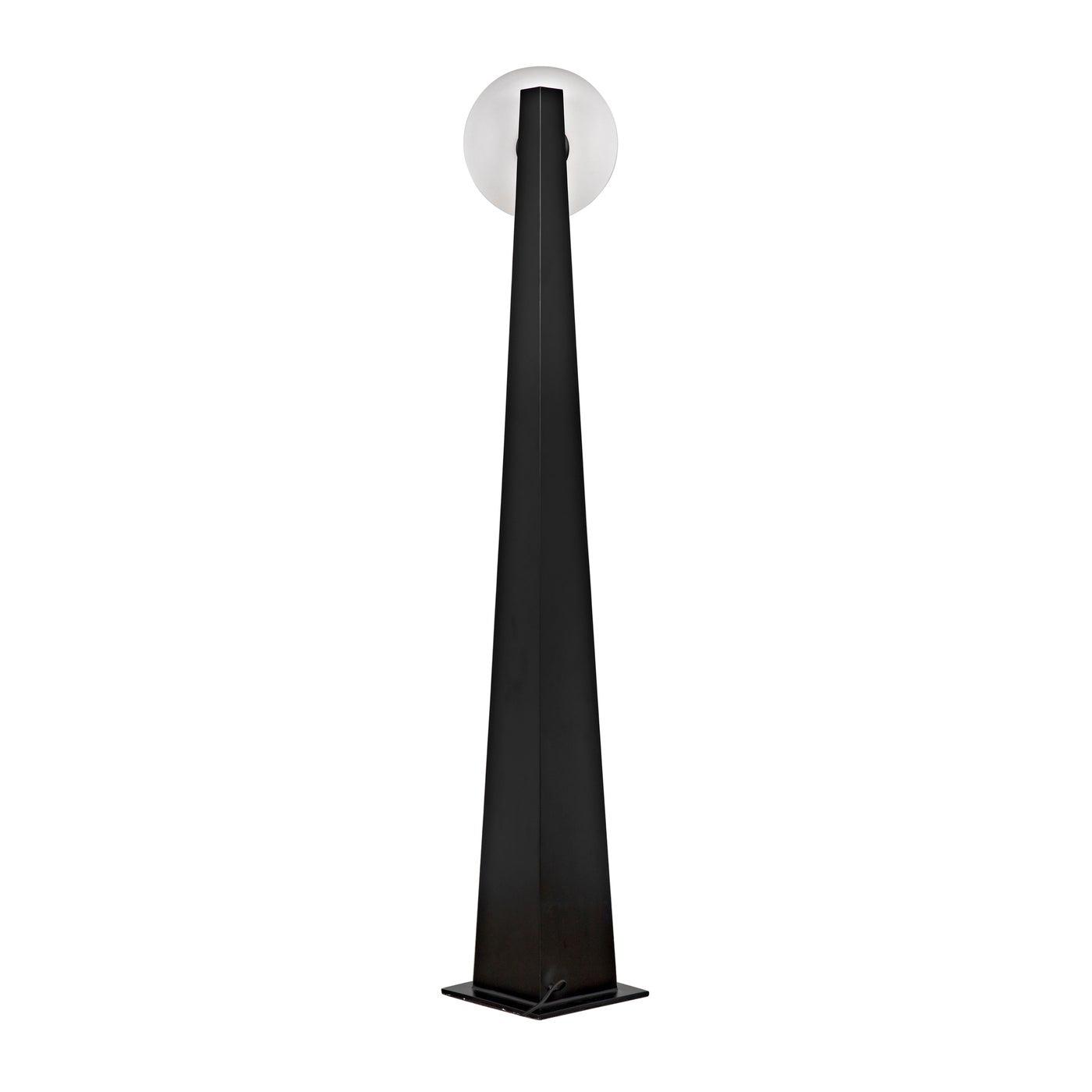 Noir Roy Floor Lamp, Black Metal-Noir Furniture-Blue Hand Home