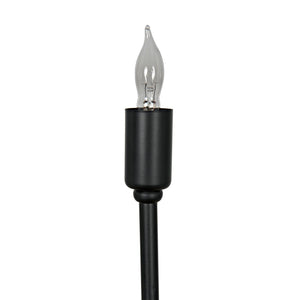 Noir Moriarty Floor Lamp, Black Metal-Noir Furniture-Blue Hand Home
