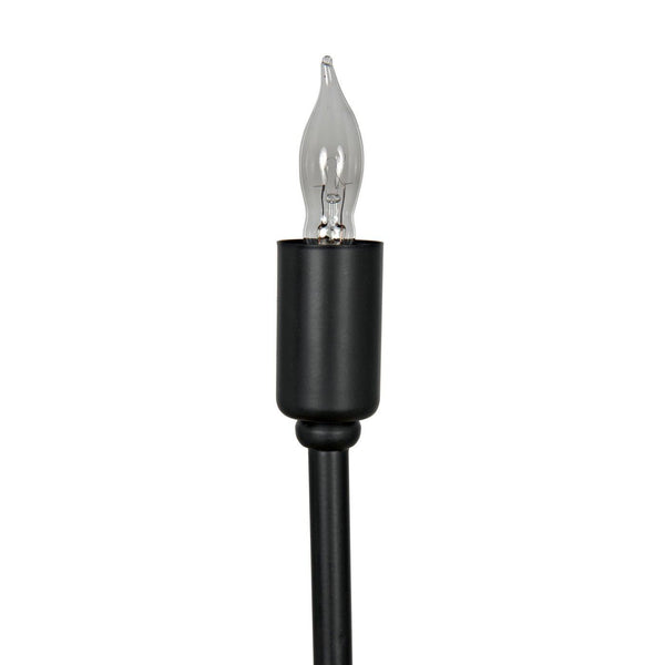 Noir Moriarty Floor Lamp, Black Metal-Noir Furniture-Blue Hand Home