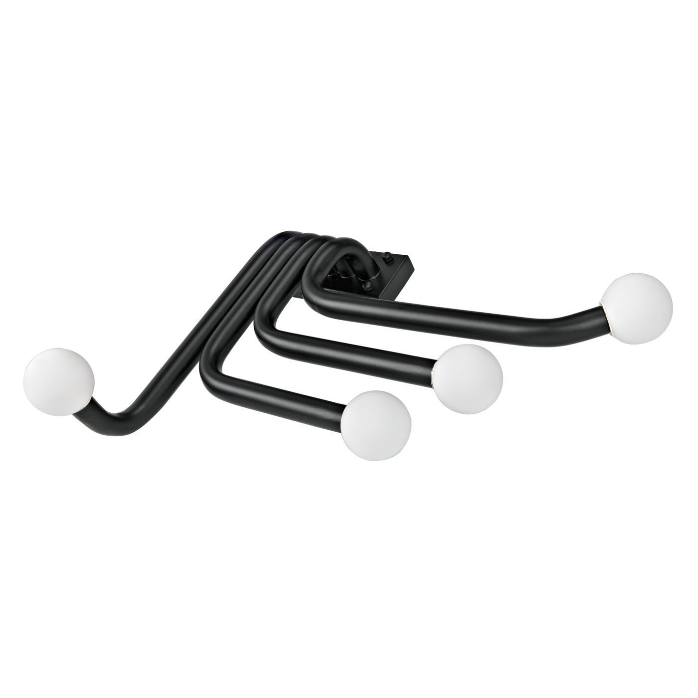 Noir Sweeny Sconce, Black Metal-Noir Furniture-Blue Hand Home