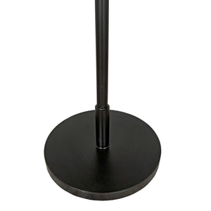 Noir Dominique Floor Lamp, Black Metal-Noir Furniture-Blue Hand Home