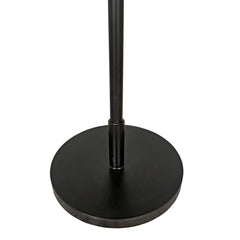 Noir Dominique Floor Lamp, Black Metal-Noir Furniture-Blue Hand Home