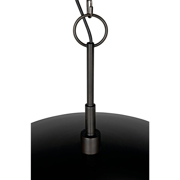 Noir Anton Pendant, Metal with Aged Brass Finish-Noir Furniture-Blue Hand Home