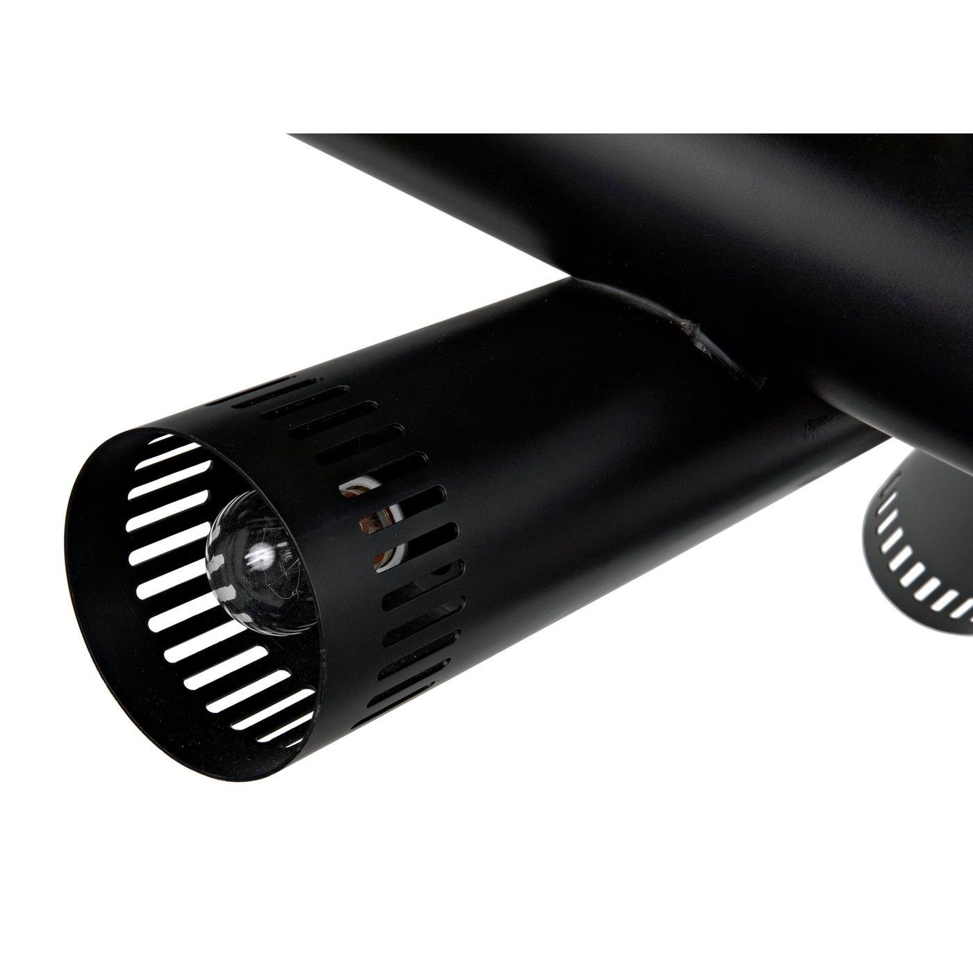 Javelin Chandelier, Black Steel