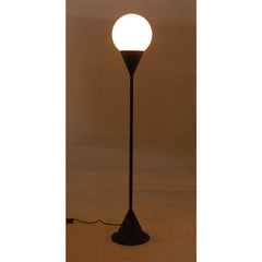 Cone Floor Lamp, Aged Brass Finish
