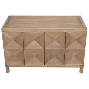 Noir 2 Door Quadrant Sideboard, Washed Walnut-Noir Furniture-Blue Hand Home