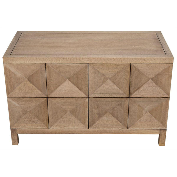 Noir 2 Door Quadrant Sideboard, Washed Walnut-Noir Furniture-Blue Hand Home
